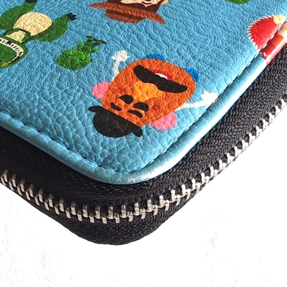 Disney Pixar Toy Story 4 Loungefly Blue Folding Wallet - Picture 8 of 9